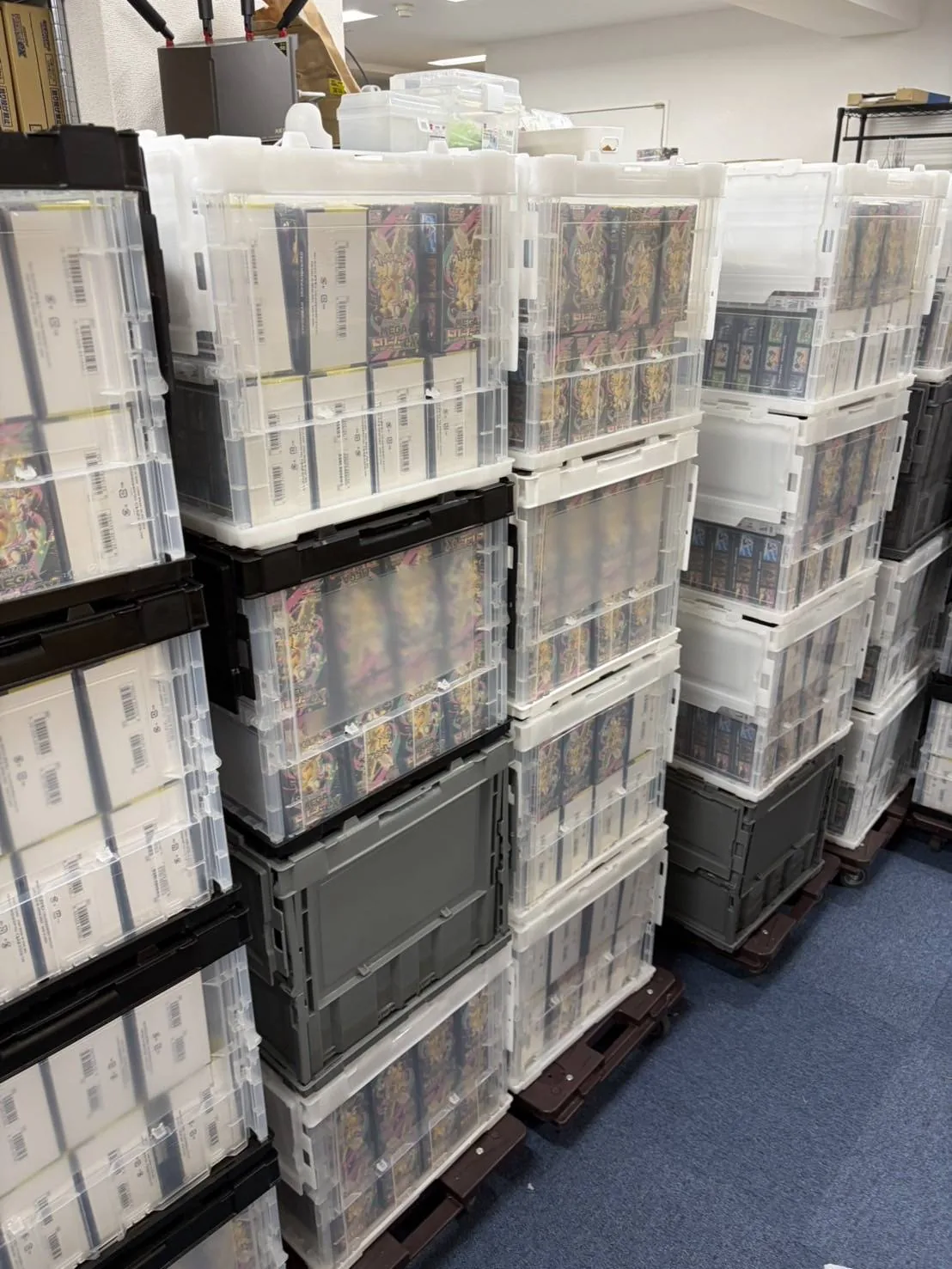 Carefully packaged boxes ready for shipping