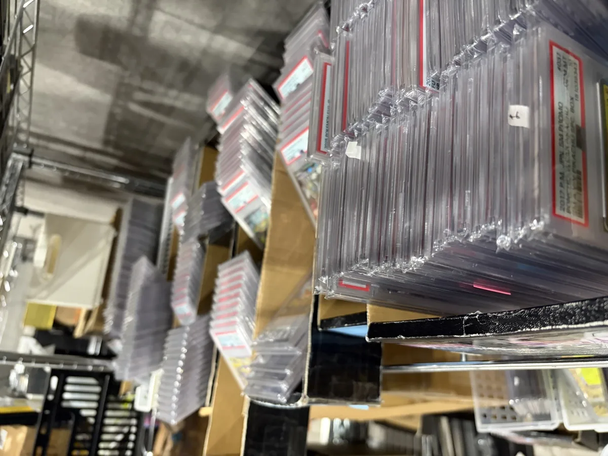 PSA slabs packaged for same-day shipping from Tokyo